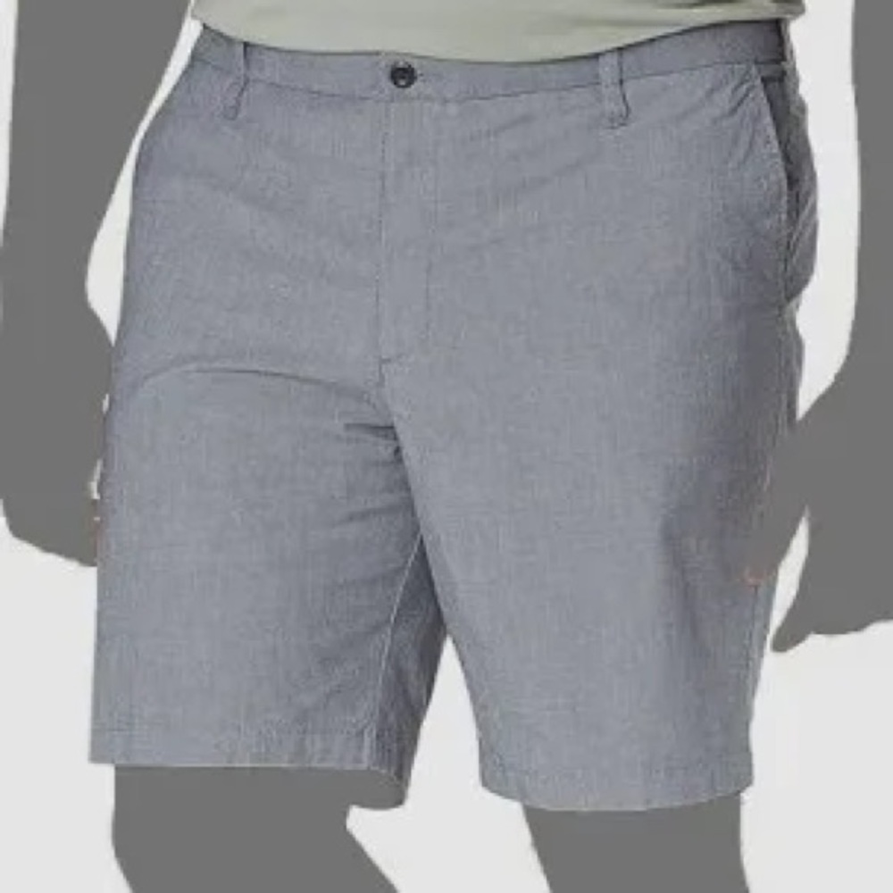 Dockers Ultimate Big Man Straight Fit Supreme Flex Grey Shorts 54" waist NWT